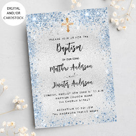 バプテスシルバーブルーツイン少年 招待状