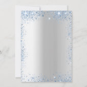 バプテスシルバーブルーボーイグリッタークロス 招待状 (裏面)