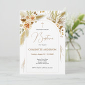 バプテススススキ水彩画ボホエレガント 招待状 (スタンド正面)