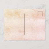 バプテススススキ赤面蝶の花 インビテーションポストカード (裏面)