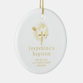 バプテスダブとクロスのセラミックオーナメント セラミックオーナメント (右)