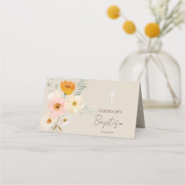 バプテスデリケート花束座席表 プレイスカード