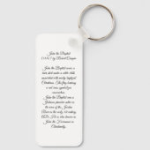 バプテストのヨハネ キーホルダー (裏面)