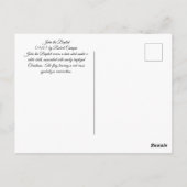 バプテストのヨハネ ポストカード (裏面)