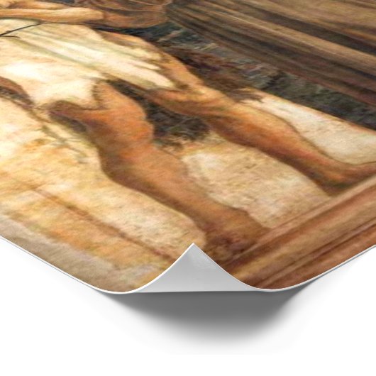 バプテストの聖ヨハネとアッシジの聖フランシス ポスター (角)