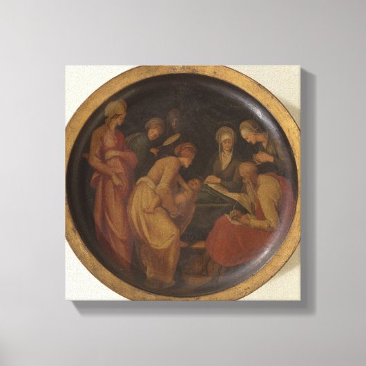 バプテストの聖ヨハネの誕生, c.1526 (油 キャンバスプリント (正面)