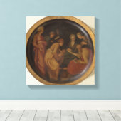 バプテストの聖ヨハネの誕生, c.1526 (油 キャンバスプリント (インサイチュ (ウッドフロア))