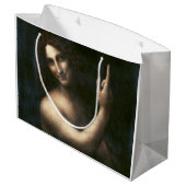 バプテストの聖ヨハネ，レオナルド・ダ・ヴィンチ ラージペーパーバッグ (裏面アングル)