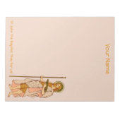 バプテストの聖ヨハネ(RLS 06) 8.5"x11" ノートパッド (正面)