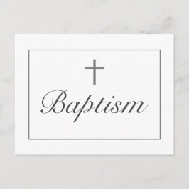 バプテストモダン者の発表招待状はがき ポストカード