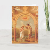 バプテスト教の聖ヨハネによるイエスのバプテスマ 招待状 (正面)