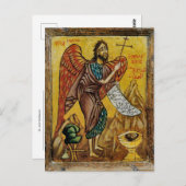 バプテスト正教会の聖人ヨハネ正教会のアイコン ポストカード (正面/裏面)