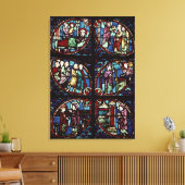 バプテスト聖ヨハネの生涯の風景 キャンバスプリント (インサイチュ (リビング))