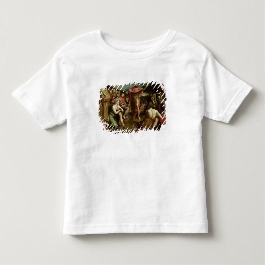 バプテスト聖ヨハネの説教 トドラーTシャツ (正面)