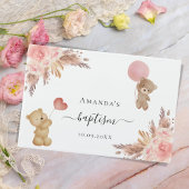 バプテスパンパスグラスバラ金ゴールドテディベアガール ゲストブック