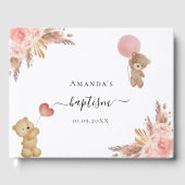 バプテスパンパスグラスバラ金ゴールドテディベアガール ゲストブック (正面)