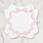 バプテスピンクの弓フレーム フェイバータグ (裏面)