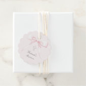 バプテスピンクボウメッセージカード フェイバータグ (インサイチュ)