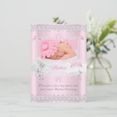 バプテスピンクレース写真バタフライクロスガール3 招待状 (スタンド正面)