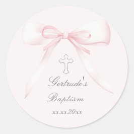 バプテスピンク弓 ラウンドシール