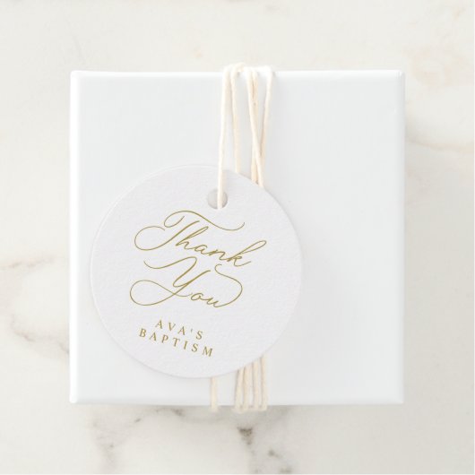 バプテスファースト金ゴールド神が十字架を祝福 フェイバータグ (インサイチュ)