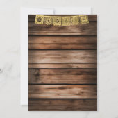 バプテスフィエスタツインボーイ&ガールウッド1st誕生日 招待状 (裏面)