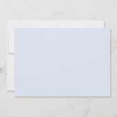 バプテスフォトツインズブルーボーイズサンキューカード 招待状 (裏面)