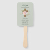 バプテスプログラムファン – フローラクロスセージ ハンドファン (正面)