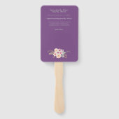 バプテスプログラムファン – フローラクロスパープルセージ ハンドファン (裏面)