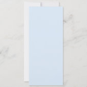 バプテスボーイ青パステルズメニューカード 招待状 (裏面)