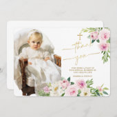 バプテスマありがとうフォトカード サンキューカード (正面/裏面)