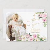 バプテスマありがとうフォトカード サンキューカード (正面)