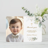 バプテスマありがとうフォトカード サンキューカード (スタンド正面)