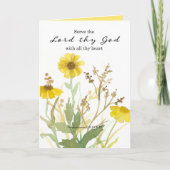 バプテスマおめでとう申命記聖なる書物、 経典 カード (正面)