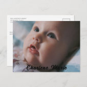 バプテスマお祝いポストカード ポストカード (正面/裏面)