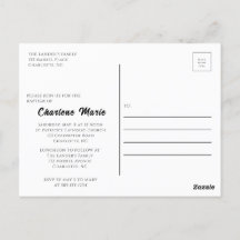 バプテスマお祝いポストカード