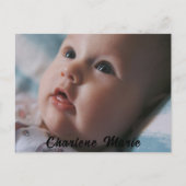 バプテスマお祝いポストカード ポストカード (正面)