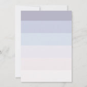 バプテスマとファースト誕生日ミニマリスト 招待状 (裏面)