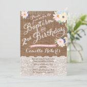 バプテスマと誕生日の招待状、2番目の誕生日 招待状 (スタンド正面)