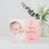 バプテスマのピンクの金ゴールドの輝感謝していき写真あなた (スタンド正面)