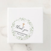 バプテスマのメッセージカード，男の子バプテスマのラベル,《キリスト教》洗礼式や命名式 フェイバータグ (インサイチュ)