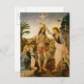 バプテスマのヨハネによるキリストのバプテスマ ポストカード (正面/裏面)