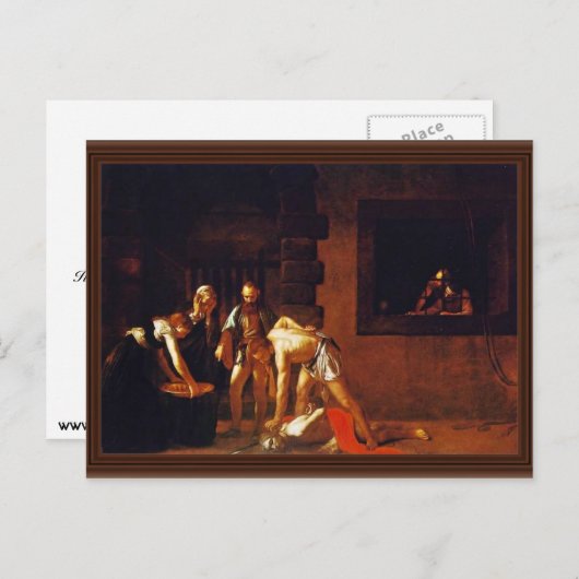 バプテスマのヨハネの祭典への斬首 ポストカード (正面/裏面)