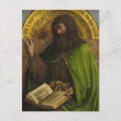バプテスマのヨハネ，ゲント・アルタルピースby van Eyck シーズンポストカード (正面)