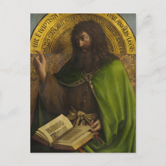 バプテスマのヨハネ,ゲント・アルタルピースby van Eyck シーズンポストカード (正面)