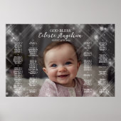 バプテスマの写真エレガント座席図 ポスター (正面)