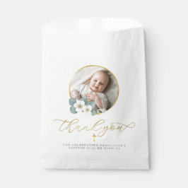 バプテスマの好意バッグと感謝のメッセージ フェイバーバッグ