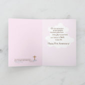 バプテスマの少女ノアの箱舟の一周忌 カード (内部)