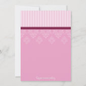 バプテスマの招待状賛美:: 3P 招待状 (裏面)