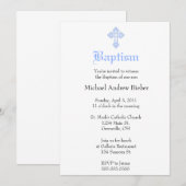 バプテスマの招待 招待状 (正面/裏面)